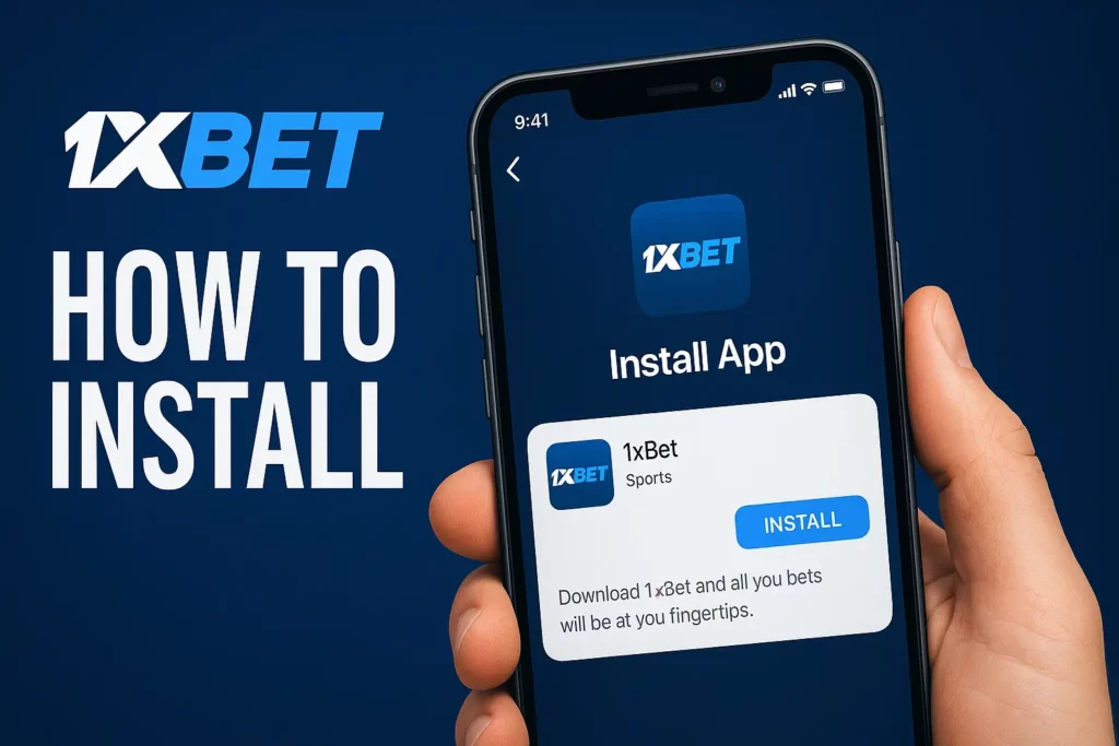 1xBet install on Android